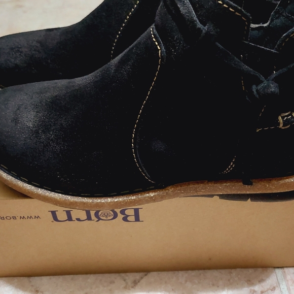 New Born black leather Wynter  ankle boot size 6.5 - Picture 10 of 15